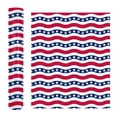 thumbnail image 1 of Jierger Independence Day Heat Transfer Vinyl, Rainbow Stripe Pattern Soft Metal Vinyl Bundling Roll for T-Shirts Craft DIY, Stars Design Compatible with All Cutters, 1 of 6