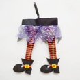 thumbnail image 4 of Guirnalda De Pierna De Bruja De Halloween, Guirnalda De Pierna De Bruja De Felpa Malvada Para Decoración De Halloween Advancent HA037708-00, 4 of 6