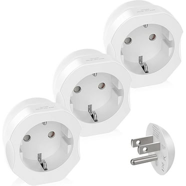 vct vp18 uk to usa plug adapter converts 3 pin british plug to 3 prong ...