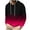 Hot Pink, variant on ZCFZJW Mens Fuzzy Hoodies Casual Tie Dye Gradient Color Print Long Sleeve Drawstring Hooded Pullover Sweatshirts Trendy Cozy Sherpa Fleece Warm Outwear Tops with Pockets Hot Pink XL