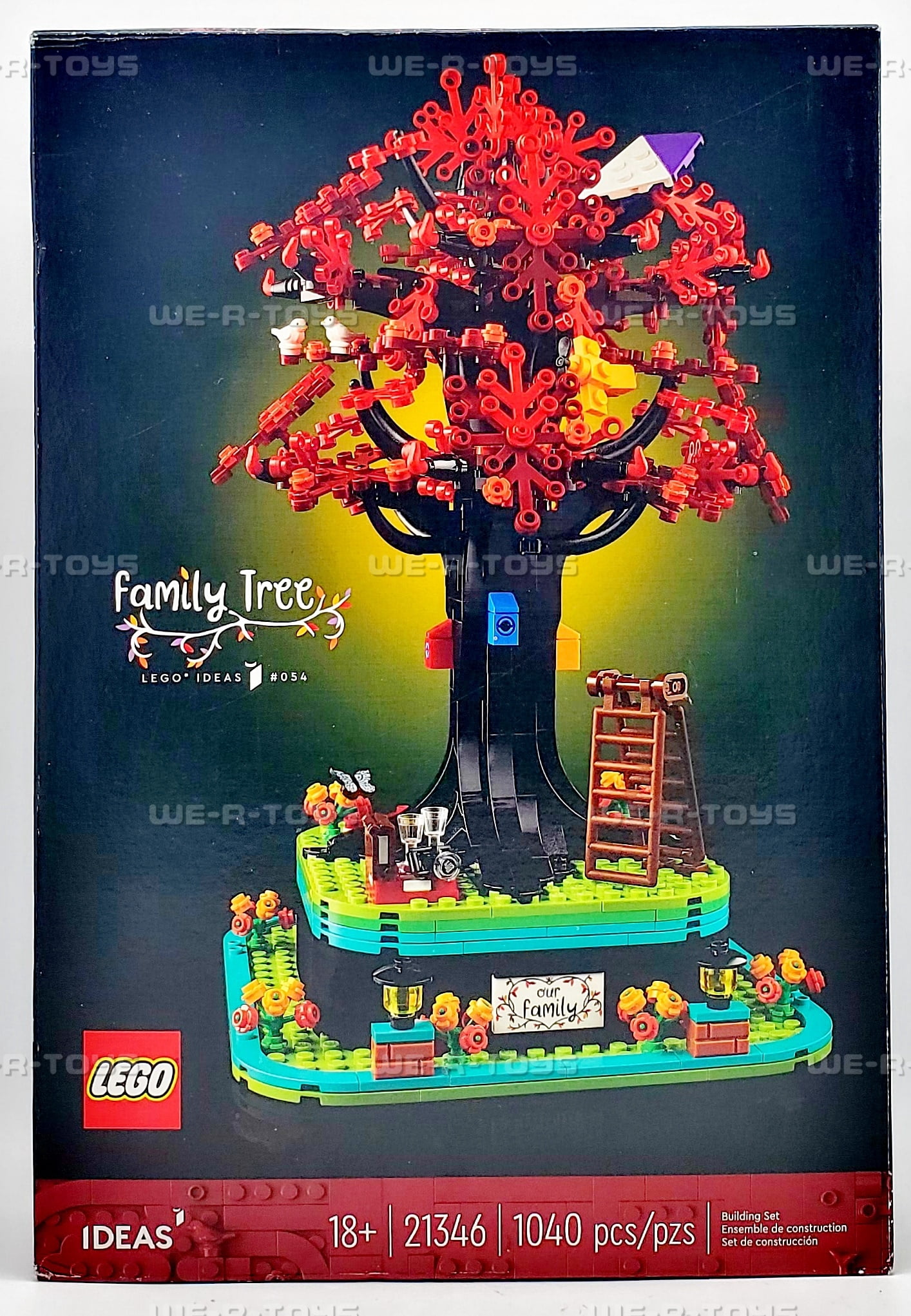 LEGO Ideas Family Tree 1040 Piece Building Kit 21346 - Walmart.com