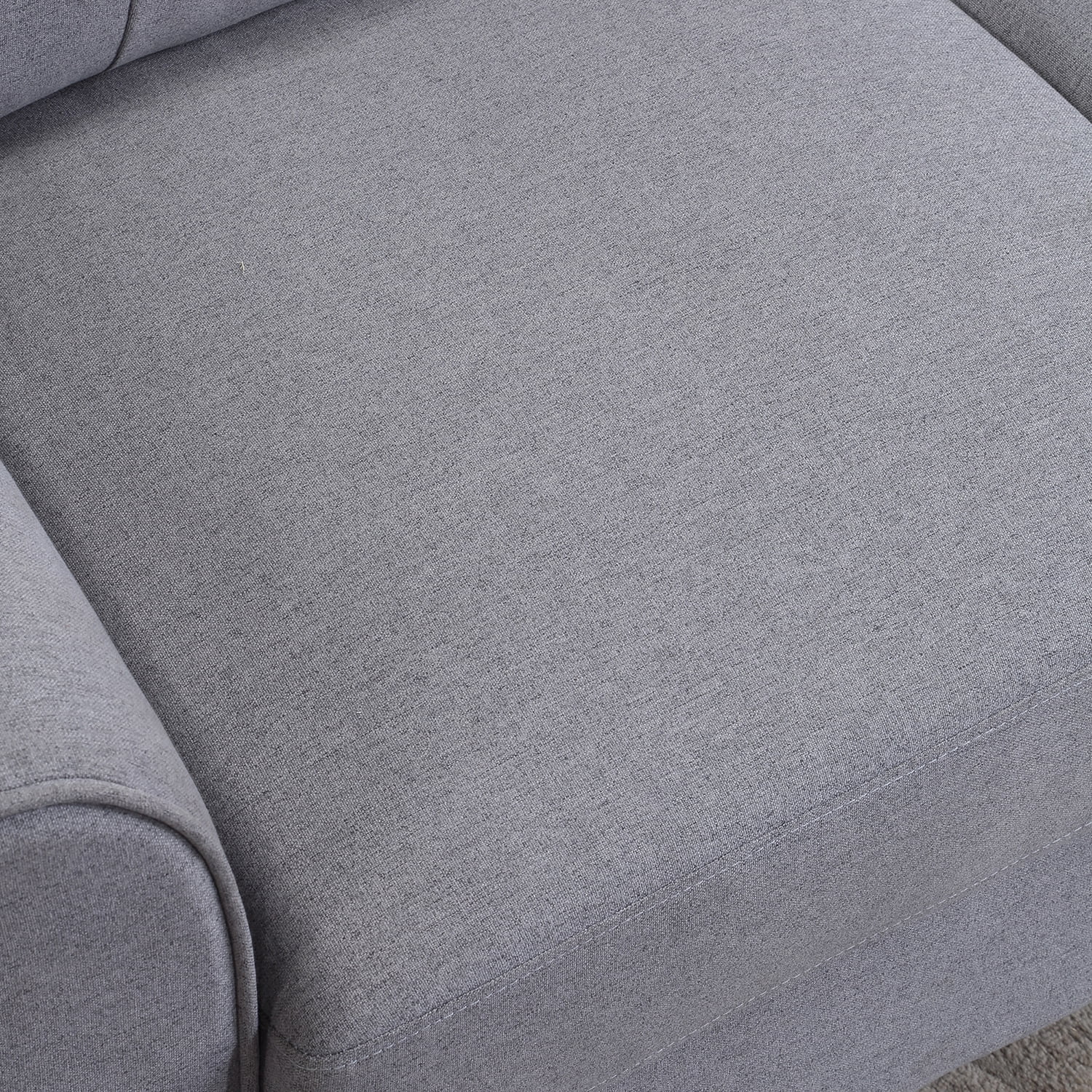 Kadyn 35" Modern Living Room Armchair, Linen 1-Seat Accent Chair for Office, Mid-Century Upholstered Single Sofa for Home, Light Grey Kadyn 35" Modern Living Room Armchair, Linen 1-Seat Accent Chair for Office, Mid-Century Upholstered Single Sofa for Home, Light Grey