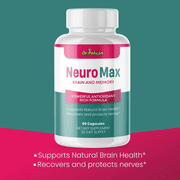 Neuro Max- Brain Support- 12 Bottles- 720 Capsules