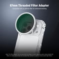 thumbnail image 4 of Cage para teléfono NEEWER para iPhone 17 Pro Max con anillo adaptador para filtros, 4 of 8