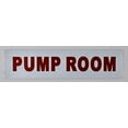 thumbnail image 2 of Pump Room Sign (White Reflective, Aluminium 2X8), 2 of 4