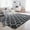 Dark Gray, variant on YJ.GWL Fluffy Area Rugs Soft Accent Rug for Bedroom Living Room Shaggy Geometric Fluffy Carpets,4'x 6',White