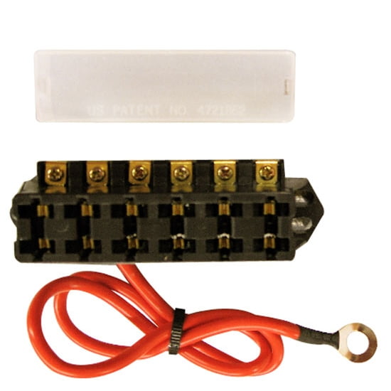 Slimline 12 Volt 6Terminal Fuse Block