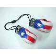 thumbnail image 2 of Puerto Rico Country Flag Mini Boxing Gloves To Hang On Car Mirror, 2 of 2