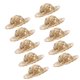 thumbnail image 4 of 12 sombreros tejidos en miniatura para muñecas, sombreros tejidos artesanales, accesorios para fotos, sombreros tejidos creativos para muñecas, manualidades, decoraciones DIY., 4 of 8