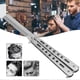 thumbnail image 4 of Professional Salon Stainless Steel Folding Practice Training Comb Hair BrushSilver, 4 of 4