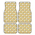 thumbnail image 1 of Fotbe Yellow Pears Juego de 4 Tapetes para Auto con Estampado – Alfombrillas de Goma Reforzada, Diseño Antideslizante, Protección para Todo el Año – Vehículos, Autos, Camionetas y SUVs, 1 of 7
