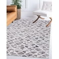 thumbnail image 4 of Laredo Brim Grey & Ivory 5' x 7' Area Rug, 4 of 6