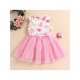 thumbnail image 3 of Genuiskids Toddler Baby Girl Tutu Dresses Dinosaur Dress Summer Clothes Kids Tulle Sundress Princess, 3 of 9