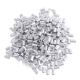 thumbnail image 2 of Juego de 100 Piezas de Manguitos de de Doble Barril Engarzadores de Aluminio - Plata, 1.2mm Sunnimix Engarces de pesca de aluminio, 2 of 7