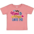 thumbnail image 3 of Inktastic My Nana and Papa Love Me with Hearts Boys or Girls Baby T-Shirt, 3 of 5