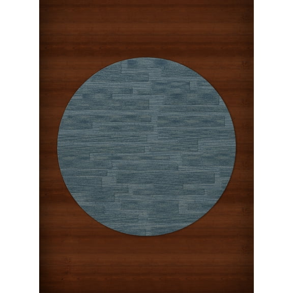 Dalyn Dover Area Rug DV6 Dv6 Sky Blocks Squares 6' x 6' Round