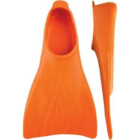 FINIS Booster Fins - High-Quality Swim Fins for Kids Ages 8?11 - Swimming Fins to Improve Body Position and Kicking Technique - High-Quality Pool Accessories and Swim Gear - Orange