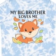 thumbnail image 4 of Inktastic My Big Brother Loves Me- Little Fox Boys or Girls Toddler T-Shirt, 4 of 5