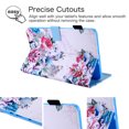 thumbnail image 4 of Galaxy Tab A 10.1" Case (2016 NO S Pen Version) SM-T580 T585, Allytech Slim Stand Folio Flip Smart Cover Auto Sleep Wake Feature Soft TPU Back Cover with Cards Slots, Rose, 4 of 8