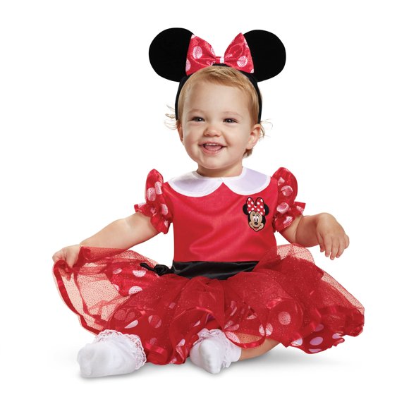 Red Minnie Mouse Toddler 3-4t