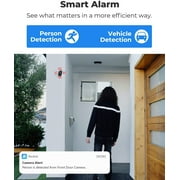 Reolink 4MP Solar/Battery Powered Outdoor Security 2.4/5GHz WiFi Camera, Smart Person/Vehicle Detection, Spotlight Activated by Motion, Support Google Assistant, Argus 3 Pro camera