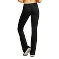 thumbnail image 4 of Women's Boot Cut Flare Yoga Pants Wide Waistband Comfortable Stretch Cotton, 4 of 4