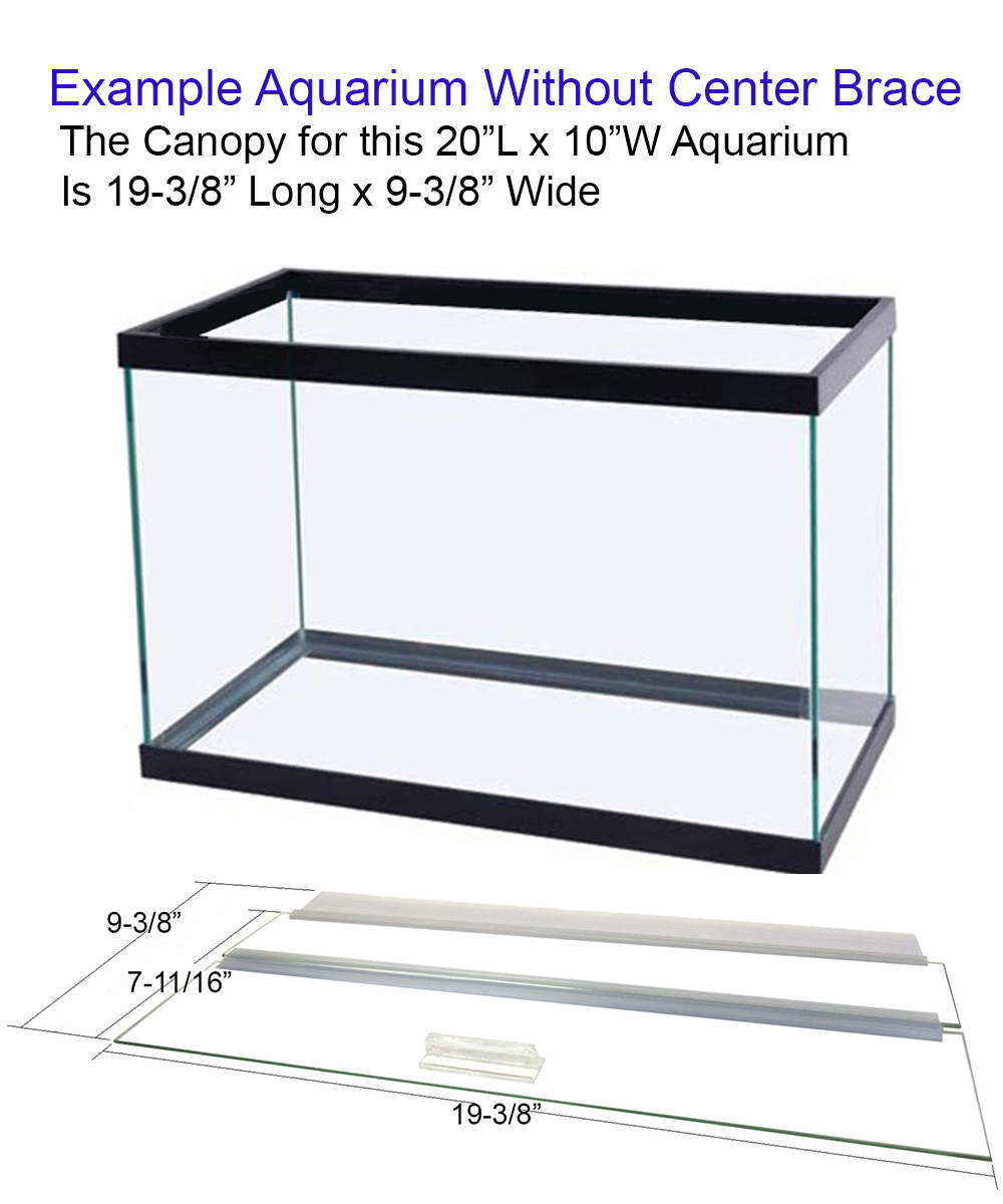 Aquariums Aquariums & Fish Bowls Blue Spotted Aquarium Glass Canopies