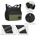 thumbnail image 6 of Men's Waterproof Nylon Crossbody Chest Bag, Multifunctional Lightweight Sports Shoulder Bag, Outdoor Leisure Travel Sling Backpack with Headphone Port for Daily Commute Hiking, 6 of 6