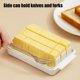 thumbnail image 5 of Butter Keeper, Butter Dish, Plastic Butter Cutting Storage Box with Lid for Kitchen Refrigerator 1-Pack, 5 of 6