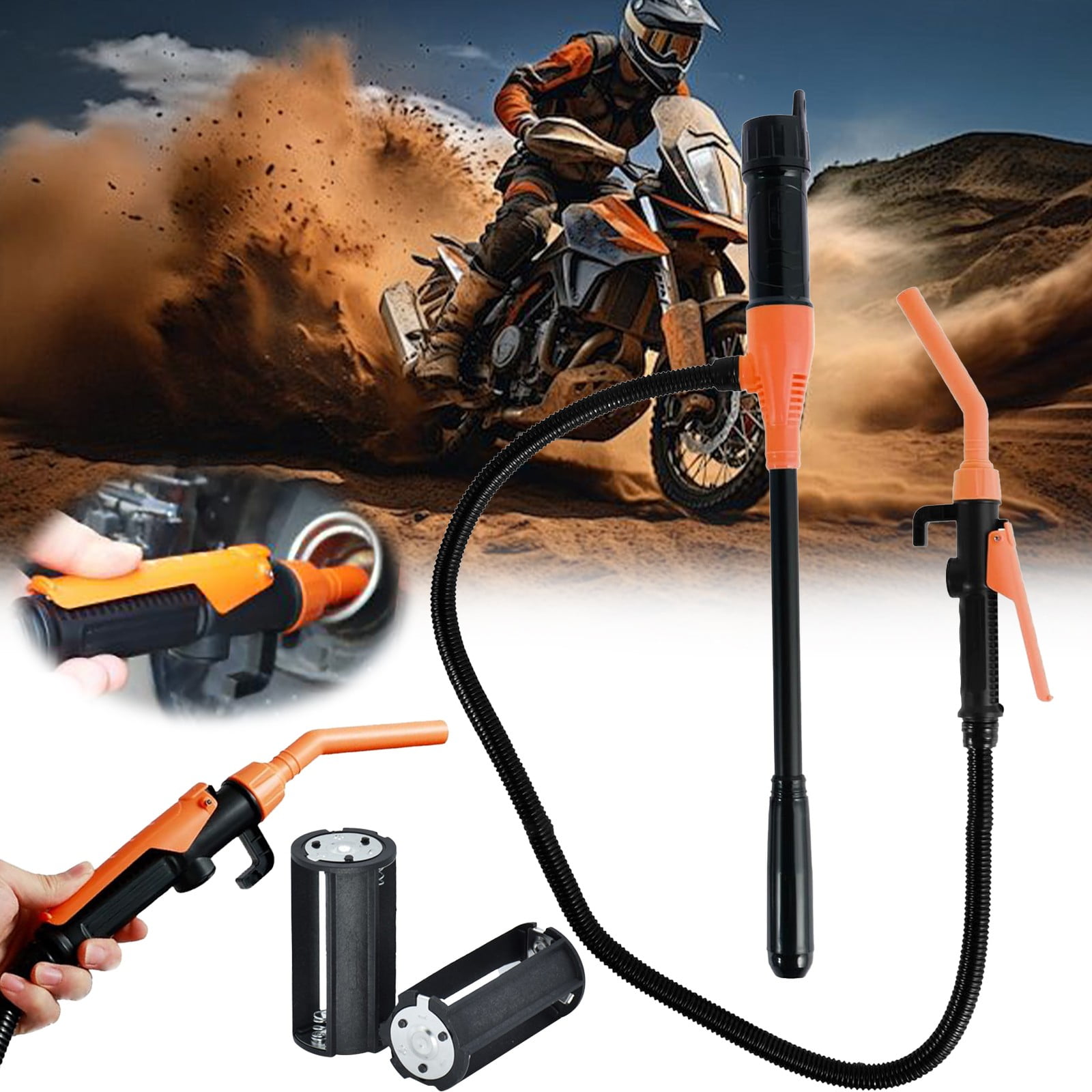 Clearance! Hmlai Portable Battery Power Pump Electric Fuel Transfer Pump Handheld Water Transfer Pump Battery Powered Fuel Transfer Pump Water Transfer Pump (Qty: 1X1 Set), Air Tools