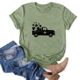 thumbnail image 2 of QIPOPIQ T-Shirts à Manches Courtes pour Femmes à Col Rond T-Shirts de la Saint-Patrick Hauts T-Shirt Shamrock T-Shirt Vert Tunique St Patricks Day T-Shirts Tee T-Shirt T-Shirts de Noël des Fêtes T-Shirts Graphiques Aubaines, 2 of 4