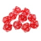 thumbnail image 2 of Dados de Juego perfecl 10 Piezas Pearl Red D20, 2 of 6
