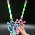 thumbnail image 1 of onlyliua Ofertas Semanales Efectos de Hijos E Hijas Hadas Varita Mágica Princesa Varita Flash Niña Jugando a La Casita Juego de Rol Escenas de Juguetes Accesorios Regalos de Cumpleaños y Vacaciones, 1 of 6