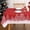 Red, variant on ROYGROW Square Christmas Tablecloth 52x52 with Tree Decorations, Red Snowflake Xmas Table Cloth, Washable Indoor Decorative Table Cover for Festive Party Picnic Dinner Decor