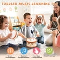 thumbnail image 3 of OATHX Kids Drum Set Tambourine Maracas Toy Drum Baby Music Kit Wood Musical Instruments for Toddler, 3 of 7