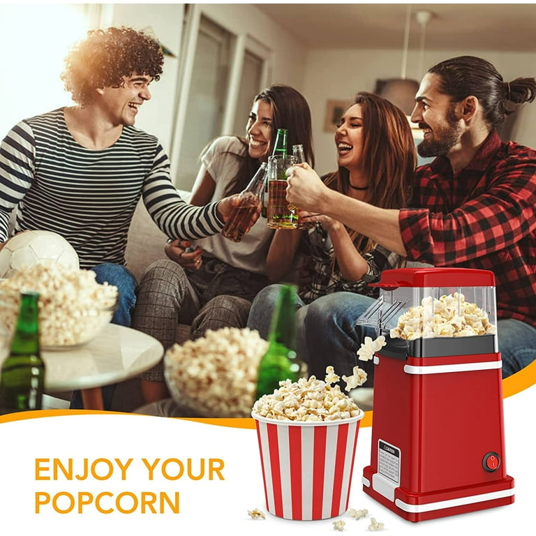 US Plug Mini Electric Popcorn Maker Home Round Hot Air Popcorn Making  Machine - Bed Bath & Beyond - 22547039