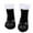 Black, variant on LxrBlank Womens Fuzzy Socks 5 Pairs Fuzzy Cozy Winter Warm Slipper Socks Cute Animal Cat Crew Socks Gift Pack Womens Socks Crew Black One Size