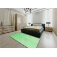 thumbnail image 4 of Ahgly Company Indoor Square Patterned Stoplight Go Green Area Rugs, 7' Square, 4 of 6