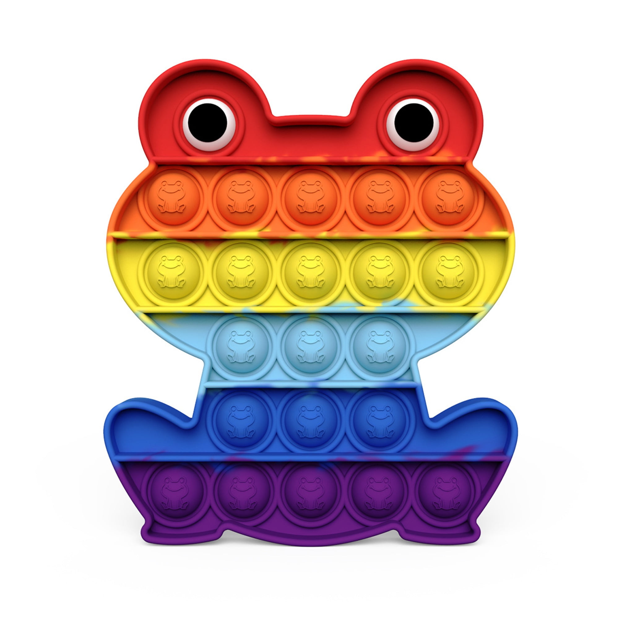 1X Cute Bag Pops Fidget Toys Reliver Stress Rainbow Push Bubble Antistress Gifts 