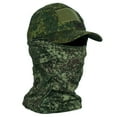 thumbnail image 3 of Tactical Camouflage Mask Hat Baseball Cap Beanies  Skullies Unisex Hip Hop Knitted Cap Elastic Outdoor Cap Airsoft Full Face Mask Balaclava Hood Headwear Motorcycle Hunting CS with Adjustable, 3 of 8