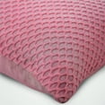 thumbnail image 2 of The HomeCentric Cushion Covers For Couch, Decorative Pillow Covers Pack of 2, 18x18 inch (45x45 cm) Pink, Silk Throw Pillow Covers, Handmade Pillow Covers, Solid Color Pillow Covers, - Pink Beehive, 2 of 3