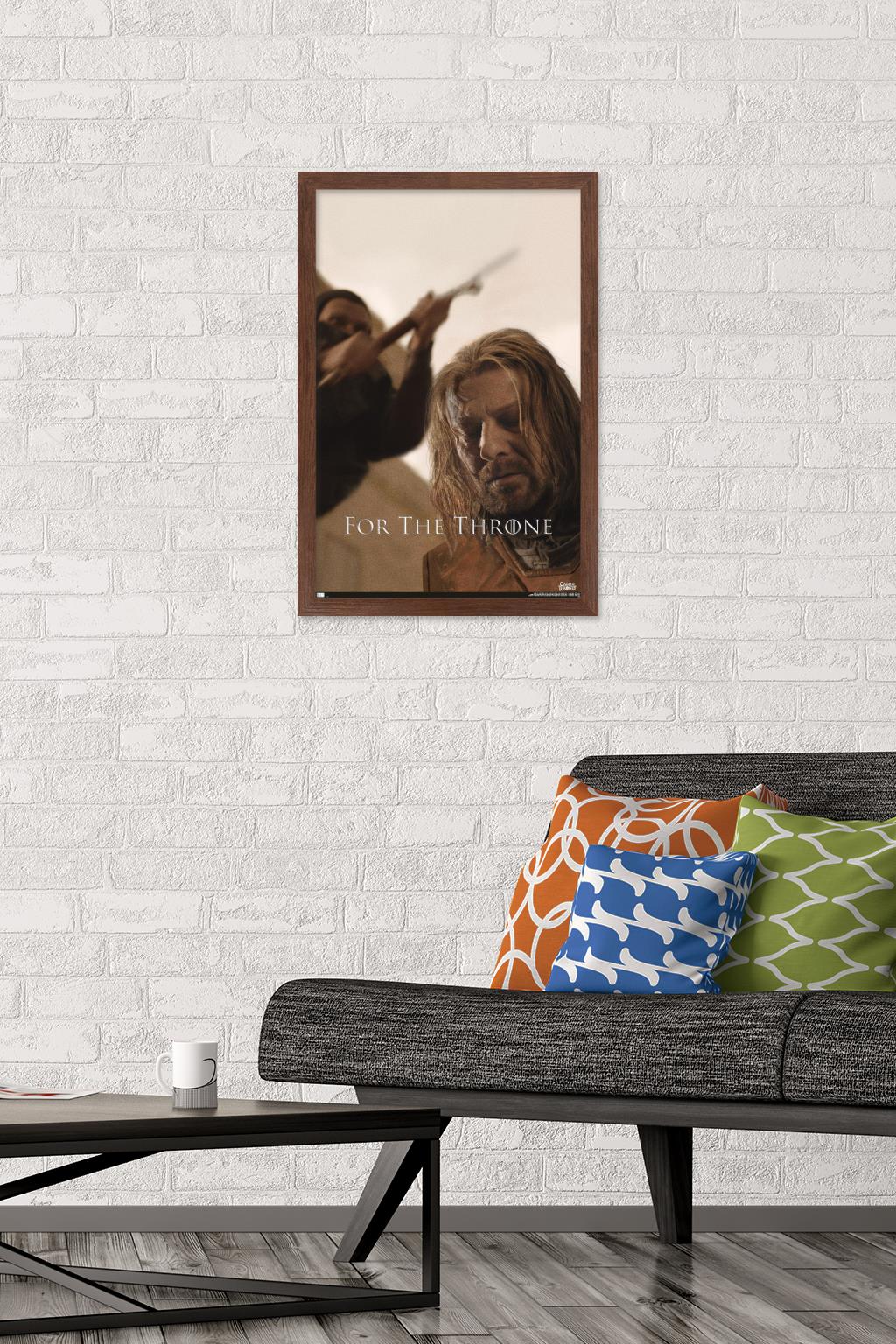 Game of Thrones - Ned Stark Wall Poster, 14.725" x 22.375", Framed