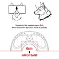 thumbnail image 4 of Gafas protectoras para perros, correas ajustables, fáciles de poner y anti-UV para perros grandes., 4 of 5