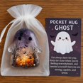 thumbnail image 4 of Daily Mix Store Ghost Pocket Card, Pocket Comfort Ghosts, Pockets Hug Ghost with Encouragement Card Cute Mini Charm, EmotionalSupport Token, Cute Mini Decorative Keepsake for for Friends, 4 of 9