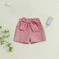 thumbnail image 2 of Gubotare Shorts for Toddler Girls Fashion Summer Shorts Toddler Kids Baby Girl Shorts Summer Clothes (Red,Size 9-12 Months), 2 of 6