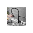 thumbnail image 2 of high quality Kitchen mixer tap Matte black kitchen faucet with pull-out sprayer, 2 of 5