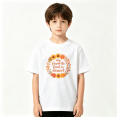 thumbnail image 2 of My Favorite Food Is Dessert Autumn Boys Graphic Tees Thanksgiving Kids T-Shirt 100% Cotton Short Sleeve Tops Ages 4-13Y, 2 of 5