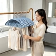thumbnail image 4 of Non Slip Wide Shoulder Clothes Hangers, Thick Plastic Garment Organizer With Mark Free Grip Design, Sturdy Wardrobe Hangers for Shirts Coats Sweaters Dresses Wet and Dry Clothing Storage, 4 of 8