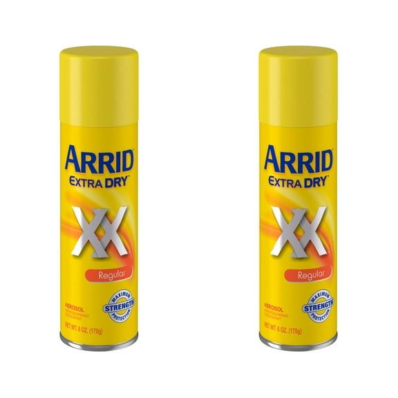 ARRID Extra Dry Anti-Perspirant Deodorant Spray Regular 6 oz (Pack of 2)