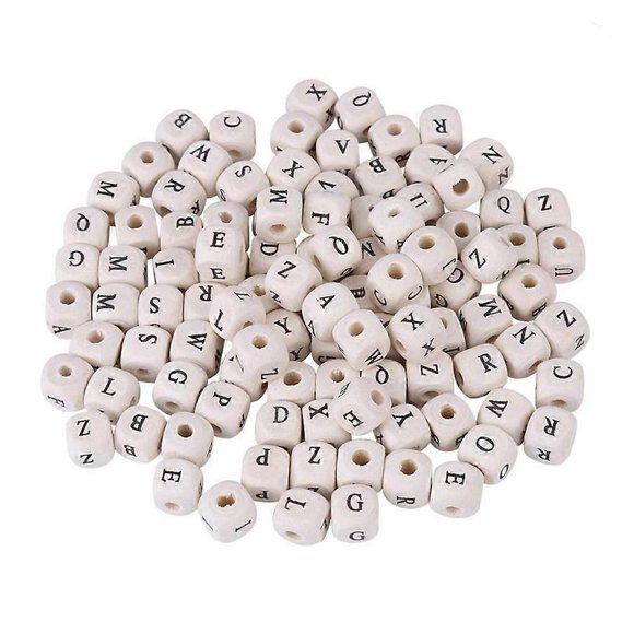 Wooden Beads for Jewelry Making Multi Color Decorative Craft Supplies 100pcs Bulk Wood Beads